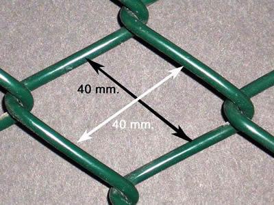 Choose Chain Link Fencing-- Measure Mesh