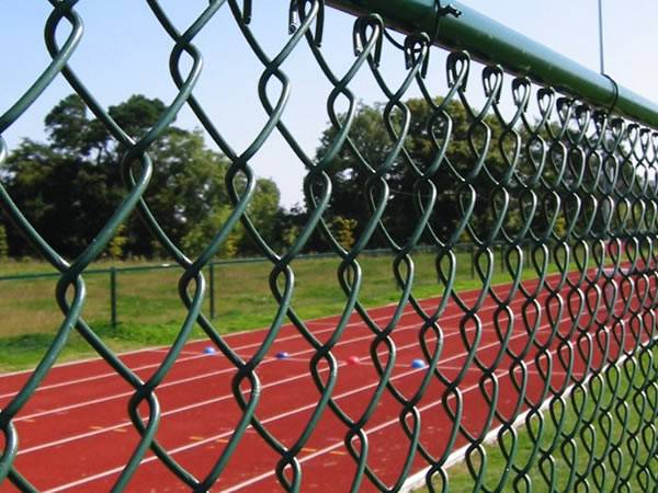 PVC Chain link Fence used for sport fence